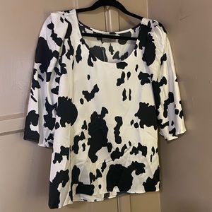 NWT ASOS Cow print blouse